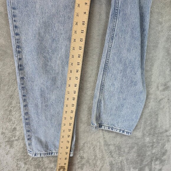 Levis Low Pro Straight Jeans Womens 27 Blue Mid Rise Light Wash Denim Pants - Picture 12 of 16